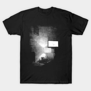 Living room scene with tv T-Shirt